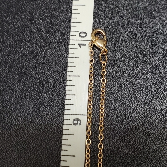 **Final Sale** Gold tone faux pearl crab necklace - Picture 7 of 8